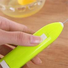 1 Piece Mini Portable Blender Coffee Milk Frother Whisk Foamer Battery Powered - Hitam - View 6