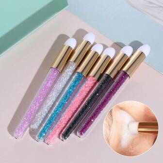 1/5/10pcs Eyelash Cleaning Brush-Facial Cleansing Brush-Soft Bristles Extensions Cleaning-Lash Shampoo Brushes-Lash Cleansing Brush-Mousse Brush For Cleaning And Washing Lashes