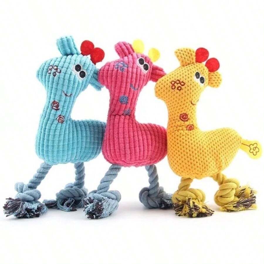 Kit 3 Plush Giraffe For Dogs, Cats And Pets - Nhiều màu - Xem 1