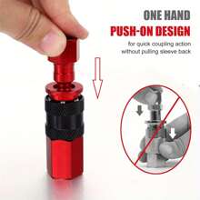 14-Piece Aluminum Air Coupler And Plug Kit - Quick Connect Air Fittings Set With 1/4" NPT, No Electricity Needed For Industrial Applications Tools