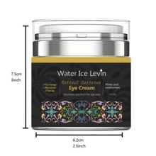 Water ice levin 视黄醇和咖啡因眼霜 - 针对黑眼圈、浮肿和细纹，滋润眼部 - 黑色 - 查看 6