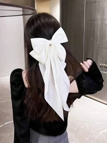 16个随机颜色复古大蝴蝶结发夹，优雅金属发饰套装，适合生日派对、化装舞会、日常佩戴，快速发货 - 彩色 - 查看 4