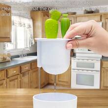 Bộ chổi vệ sinh bình sữa 4 trong 1 hình xương rồng, chổi cọ ống hút, bộ chổi vệ sinh đa chức năng, vệ sinh khe hở 360 độ cho núm vú của trẻ sơ sinh - trắng - Xem 7