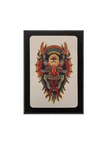 1buc Scandinav Clasic Epocă Artă de perete Colți Flori Fluturi Tatuaje Cranii HD Canvas Poster Printuri Acasă Dormitor Living Room Decor No Frame