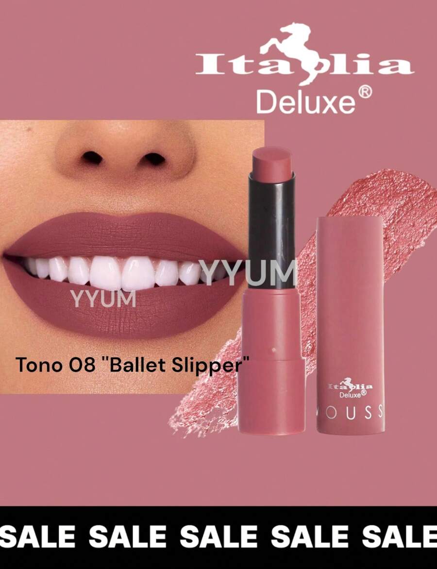 Italia Deluxe Matte Mousse Stick - Tono 08 ''Ballet Slipper'' - View 1