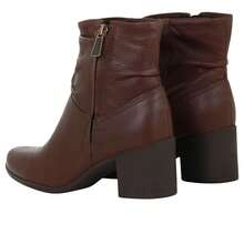 Bottero Women's Leather Low-Cut Boot 360507 - 鏽棕色 - 查看 7