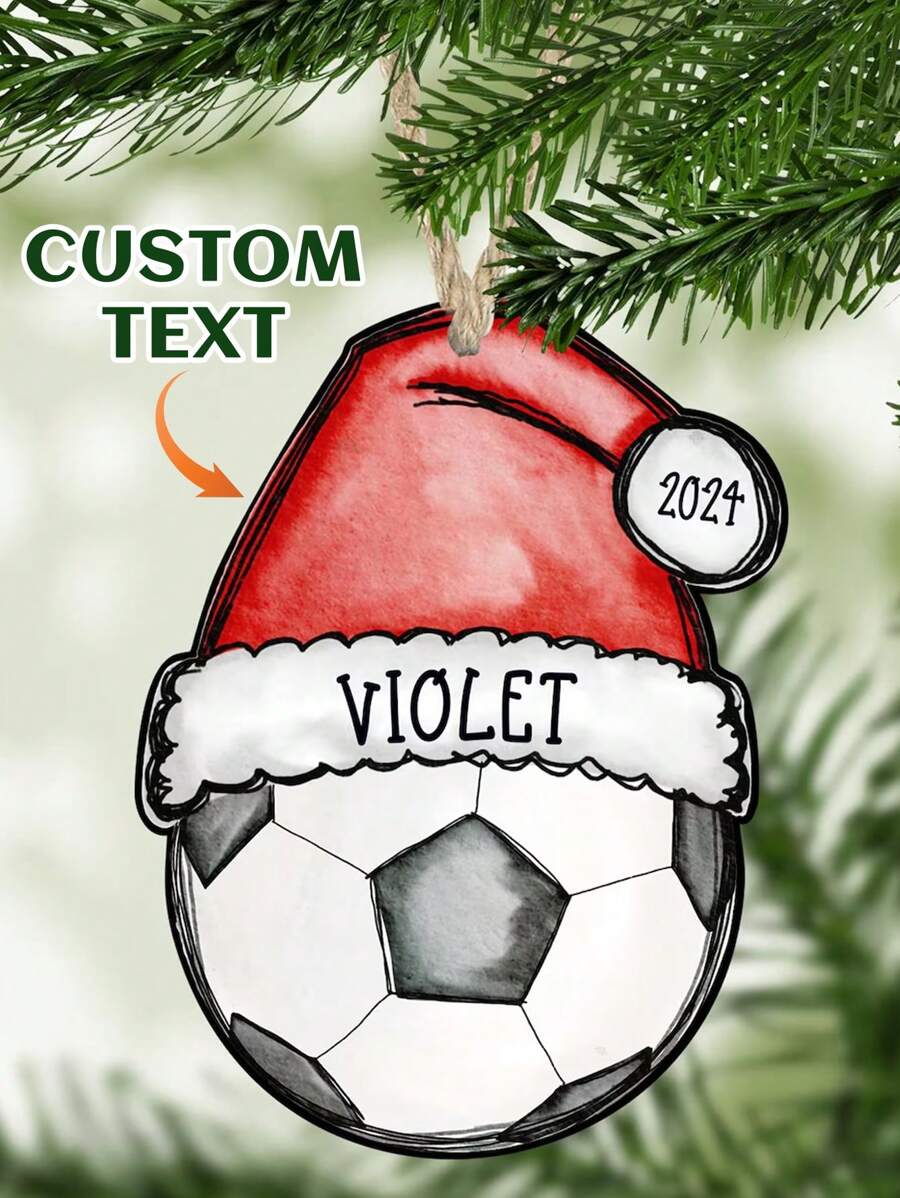 1 đồ trang trí bóng đá Acrylic cá nhân hóa với mũ ông già Noel tên tùy chỉnh Quà tặng Giáng sinh cho cầu thủ Quà tặng đội bóng cao cấp, Đồ trang trí cầu thủ bóng đá tùy chỉnh, Đồ trang trí bóng đá tùy chỉnh, Quà tặng cá nhân hóa, Quà tặng Giáng sinh, Đồ trang trí cây thông Noel, Đồ trang trí cá nhân hóa, Đồ trang trí cầu thủ bóng đá, Quà tặng đội bóng đá, Quà tặng bóng đá, Đồ trang trí bóng đá, Quà tặng cho cầu thủ bóng đá, Quà tặng cho bạn thân, Đồ trang trí cầu thủ bóng đá, Đồ trang trí xe hơi, - Nhiều màu - Xem 1