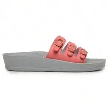 Women's Orthopedic Flip Flop Sandal Anatomical Foot Therapy For Foot Pain Straps Wine - 羅莎 - 查看 3