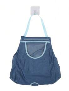 1 个垃圾袋收纳袋、塑料袋壁挂袋、网状收纳袋、塑料袋支架分配器、厨房工具 - 藍色 - 查看 4