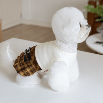 秋冬季狗狗情侣装裙子裤子宠物衣服