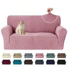 YSTYLE Sofa Cover 1/2/3/4 Seats With Armrests, Anti-Slip Stain Sofa Cover, Elasticised And Washable Sofa Cover, Universal Modern Sofa Cover - Rusty Rose - View 8