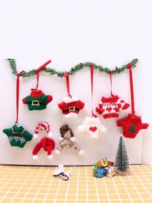 1:12 比例逼真针织毛衣装饰套装、微型娃娃配件、娃娃屋逼真服装、摄影道具、迷你小雕像配套套装、家居装饰