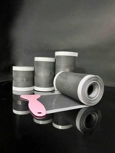 196.85 بوصة غطاء شبكي لاصق للمصارف في المطبخ والحمام والدش قابل للتخلص منه، منقي مصفاة للوحة الحوض، لإيقاف الشعر،سهل القطع