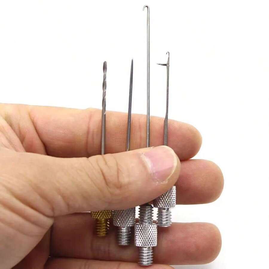 Carp Fishing Accessories 4 In 1 Bait Needles Tool Kit Pellet Pulle For Carp Fishing Terminal Tackle Equipment Chod Ronnie Rigs - Multicolor - View 1
