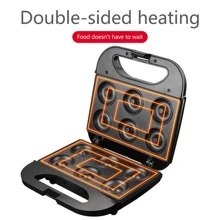 Sokany.Máquina para hacer donas de 6 agujeros - Negro - Ver 3