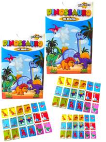 Kit 90 Jogo Da Memoria Dinossauros Infantil P/ Kit Festa Lembrancinha Aniversario Prenda Quermesse