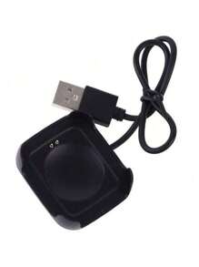 Cargador T500 para reloj inteligente, Cable de carga para reloj inteligente Smart Watch, Cable USB de Carga - Negro - Ver 5