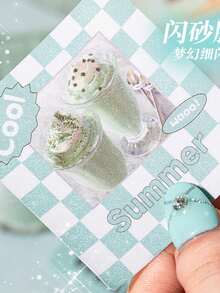 30 张/包食品贴纸套装，色彩鲜艳、令人愉悦的韩国复古风格装饰贴纸，适用于剪贴簿、行李箱、手机壳、笔记本、头盔、滑板、防水创意 DIY 贴纸 - 彩色 - 查看 7