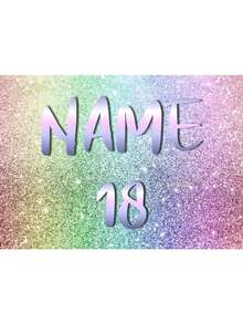 1 tấm vải nền biểu ngữ sinh nhật có thể tùy chỉnh tên và tuổi, trang trí cảnh tiệc sinh nhật, nền sân khấu khiêu vũ có đèn nhiều màu sắc, chúc mừng sinh nhật - Nhiều màu - Xem 24