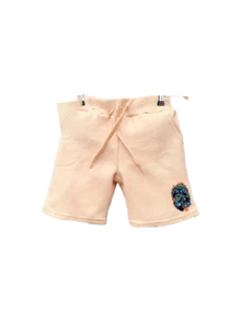 Conjunto Bermuda Bege Com Bolso + Camiseta Algodão Game Play Controle Moda Infantil Kids Juvenil