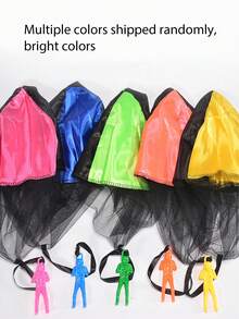 1pc, 3pcs, 6pcs Parachute Toy - Tangle-Free Flying Outdoor Parachute For Small Outdoor Toy, Throwing Toy Parachute Flying Toy - Hand Thrown Parachute Toy - View 6