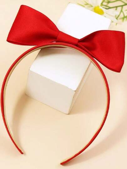 1 Stück Weihnachts-Schneeflocken-Schleife Haarband, geeignet für Festtagskleidung