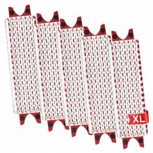 1/2/3/5 miếng lau nhà bằng sợi siêu nhỏ XL mới, phù hợp với cây lau nhà ướt/khô UltraMax XL, đồ dùng vệ sinh, dụng cụ vệ sinh nhà bếp, khả năng thấm hút cao, loại bỏ bụi bẩn & làm sạch vết bẩn, Giáng sinh - Đỏ - Xem 10