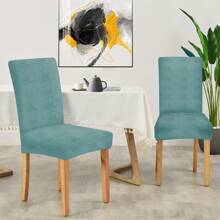 Ystyle Chair Covers With Backrest 6 Pieces, Stretch Chair Covers Living Room Kitchen, Universal Stretch Chair Covers, Modern Anti-Scratch Cat Chair Covers - Baby Blue - View 2