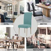 Ystyle Chair Covers With Backrest 6 Pieces, Stretch Chair Covers Living Room Kitchen, Universal Stretch Chair Covers, Modern Anti-Scratch Cat Chair Covers - Baby Blue - View 8