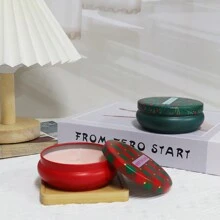 1 Set Rose Aromatherapy Christmas Scented Candles,Longjing Osmanthus Fragrance Scented Candles ,Scented Candles For Christmas Gifts,Home Decoration Aroma Holiday Festival Christmas Candles ,4 Oz Natural Soy Wax Long Lasting Candles Set,Room Decor,Gifts