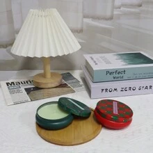 1 Set Rose Aromatherapy Christmas Scented Candles,Longjing Osmanthus Fragrance Scented Candles ,Scented Candles For Christmas Gifts,Home Decoration Aroma Holiday Festival Christmas Candles ,4 Oz Natural Soy Wax Long Lasting Candles Set,Room Decor,Gifts