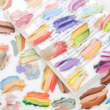 30 张/包艺术家调色板系列 PET 贴纸，混合色油画风格贴纸包 - 彩色 - 查看 10