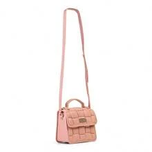 Women's Waterproof Rubberized Handbag With Adjustable Strap Promotion - Rosa Oxidada - Ver 3
