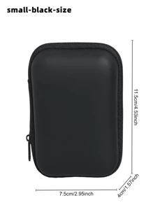 1pc Portable CCD Camera Protective Case, Compact Design, Waterproof Material, Ideal For Outdoor Photography Enthusiasts And Travelerscharger Case Office Must Haves Digital Bag Cable Camerabag Electronic Data Cable Organizer Storage Power Bank Cover Forwallet Travel Camera Bag Women Man Child's Christmas Gifts Essential Teacher Supplies Waterproof Lightweight Large Capacity Portable Accessories