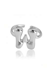 1 chiếc nhẫn 26 chữ cái tiếng Anh có thể điều chỉnh, dành cho nữ, chất liệu đồng, phù hợp để đeo hàng ngày, đi nghỉ và dự tiệc, quà tặng tùy chỉnh và cá nhân hóa cho ngày lễ, sinh nhật và kỷ niệm - nhẫn - Xem 30