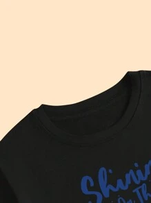 Snow Printed T-Shirt Women's Fashion Casual Comfort Blouse Babylook Printed Premium - 所以 - 查看 5