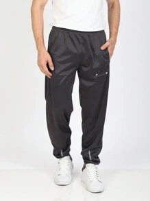 Men's Sports Jogger Access Pants For Training And Gym Logo Network Access Denied - 灰色 - 查看 2