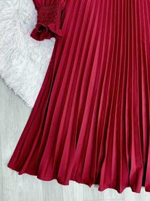 Women Dresses - Màu Đỏ Sâu - Xem 3