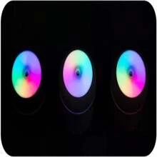 HUMIDIFICATEUR D'AIR DIFFUSEUR DE PARFUM DE VOITURE AROMATHÉRAPIE LED CADEAU, MINI HUMIDIFICATEUR D'AIR PARFUM RGB DIFFUSEUR AROMATHÉRAPIE LAMPE DE NUIT.