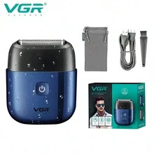 VGR Shaver Electric Waterproof Portable Mini Razor Metal Rechargeable Travel Shaver For Man V-340 - Multicolor - View 10