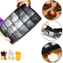 1/2/4 Pcs Silicone Ice Cube Tray - 15 Slots, Suitable For DIY Bar And Pub, Ice Cube Maker - Multicolor - View 5