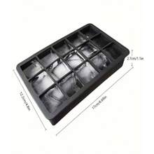 1/2/4 Pcs Silicone Ice Cube Tray - 15 Slots, Suitable For DIY Bar And Pub, Ice Cube Maker - Multicolor - View 2