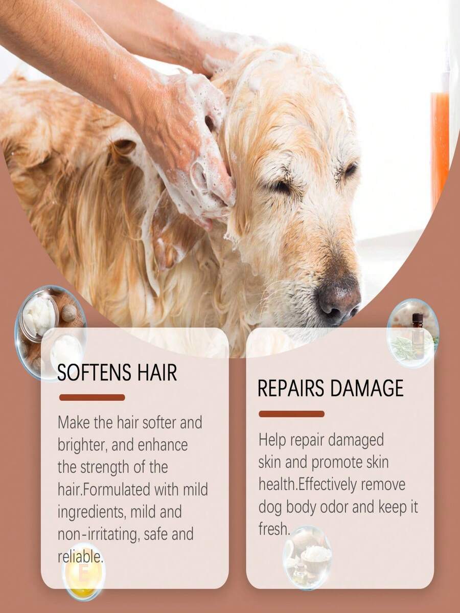 Vitamin Enriched Gentle Cleansing Dog Shampoo For Soft & Smooth Fur