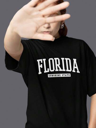 Camiseta Feminina Oversized Florida