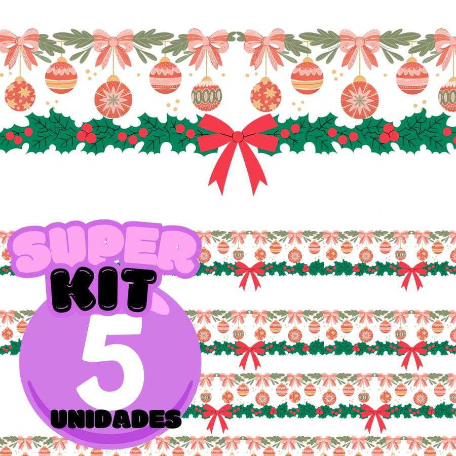 Kit 5 Christmas Decoration Strips Adhesive - Màu xanh Ô liu - Xem 1