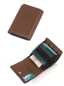 KAIDUCH Męski wieloslotowy zamek błyskawiczny Prezenty świąteczne Prezent na Święto Dziękczynienia Vintage Etui na karty Etui na karty Portfel Etui na wizytówki Etui na karty kredytowe dla mężczyzn Portfel Mini portfel Portfel Portfel na karty