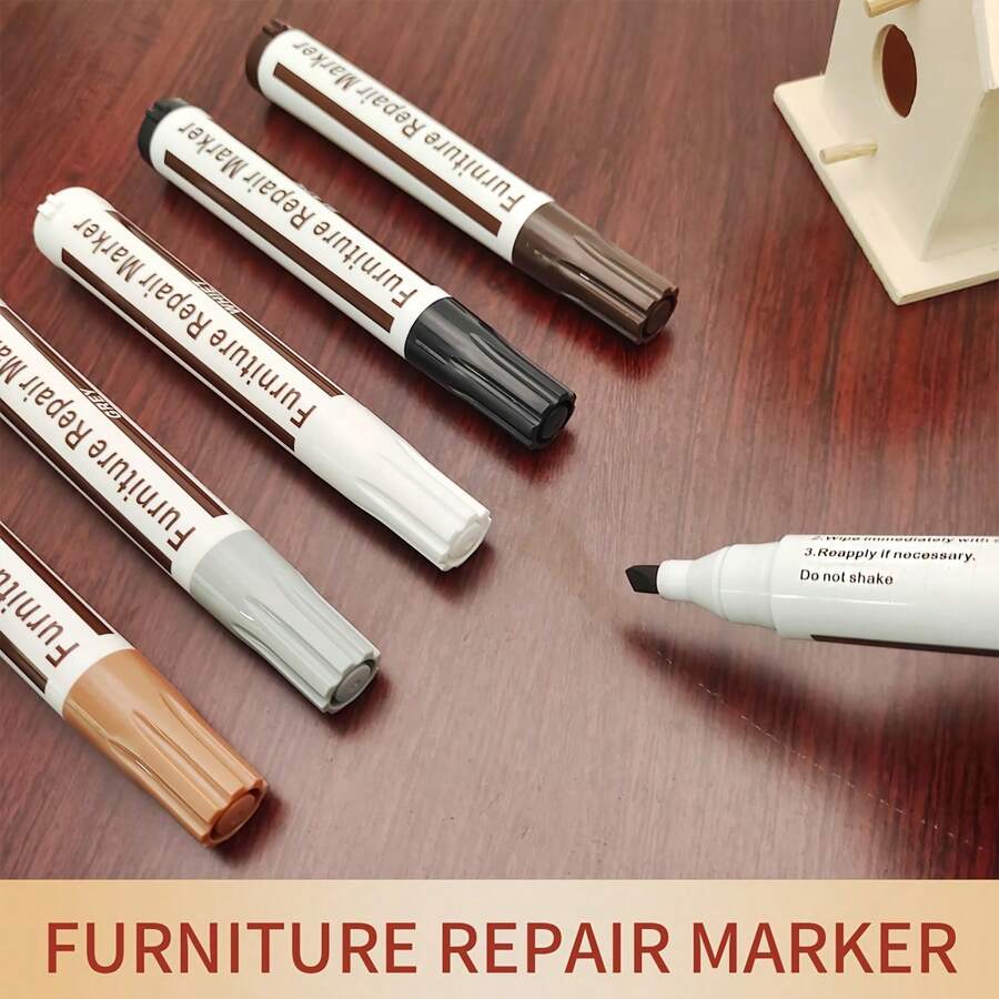 1/6 Color Home Paint Patch Pen Furniture Paint Patch Pen Solid Wood