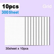 8入組/3入組，行備忘錄，自黏便條紙，大尺寸標線白色紙張，每套30張，易貼在辦公室/家庭/學校布告欄上 - 白色 - 查看 19