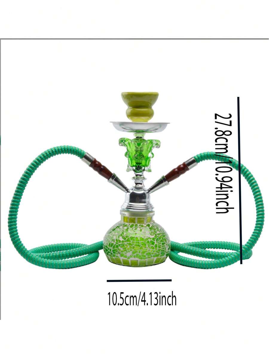 Complete set van 1slang glazen waterpijp waterpijp, inclusief