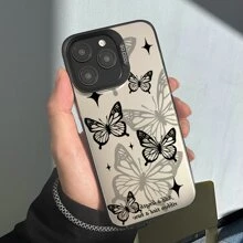 Animal Butterfly Cute Cartoon Phone Case Compatible With Iphone 16/15ProMax/14 Pro/13 Mini/12/11/XS Max/XR/7plus/8/SE2 /Sam Sung S24ULTRA/S24/S23PLUS/S23/S22+/S21/S21FE/20PLUS/Sam Sung A06/A16/A55/A15/A25/A35/A05S/A14/A34/A54/A13/A23/A33/A53/A32/A52S/A51/Xiao Mi POCO X6/X6pro/M6/M5S/F6/X5/X3/C65/M4/F5/F3/14/13pro/13/12/12spro/12Tpro/13T /Redmi Note13pro+/13C/13/12/Note11/Note10S/Note12 /OnePlus 1+11 Tpu Hand Strap